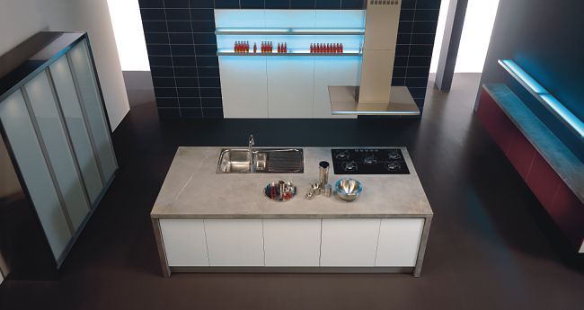 Кухня Aster Cucine. Модель Contempora Laccato