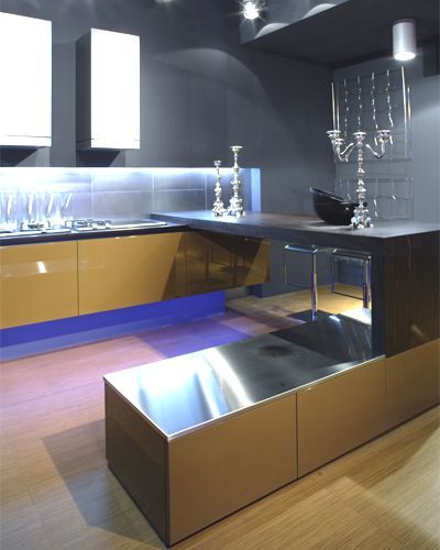 Кухня Aster Cucine. Модель Contempora Ebano Naturale