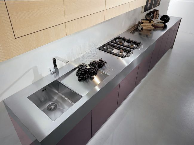 Кухня Aster Cucine. Модель Contempora Larice