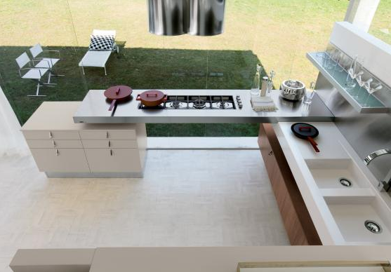Кухня Antares Cucine. Модель Dinamica