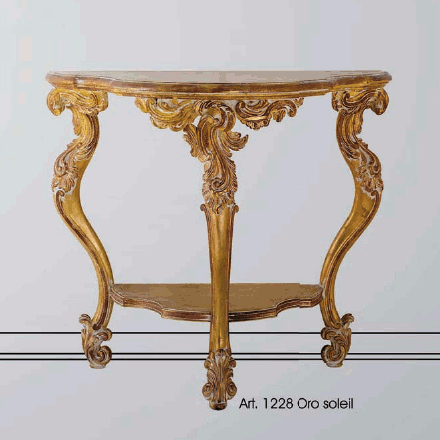 Консоль Chelini Art.1228 Oro soleil