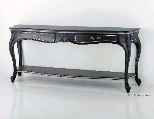 Консоль Chelini Art.1226 Nero a/bianco