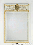 Зеркало Chelini Art.703 Bianco deco/giallo