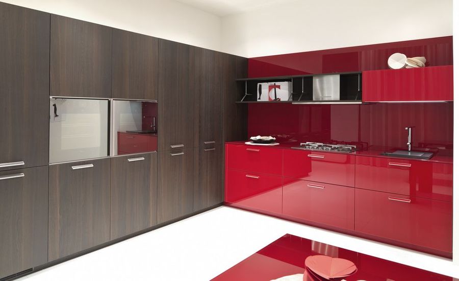 Кухня Aster Cucine, модель Noblesse в варианте Rovere Termotrattato