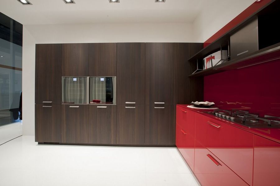 Кухня Aster Cucine, модель Noblesse в варианте Rovere Termotrattato