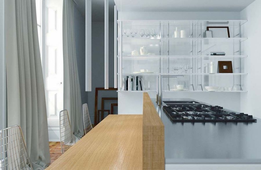 Кухня Aster Cucine, модель Noblesse в варианте Lacato