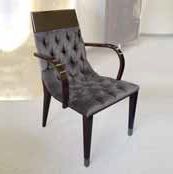 Стул Giorgio Collection Arm chair w/buttoned back and seat in leather 