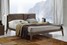 Кровать с деревянным изголовьем ALF Dorian