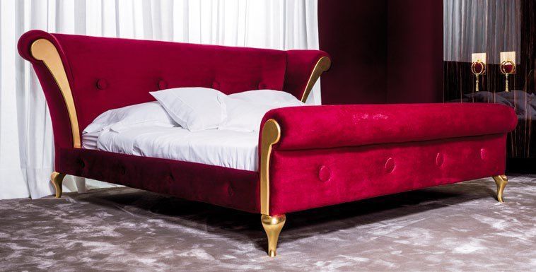 Кровать с мягким изголовьем Patina Glamour GL/B104 18