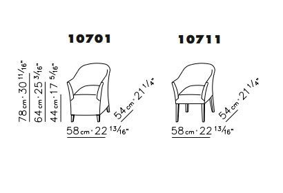 Кожаное кресло FlexForm Alice 10701(11)