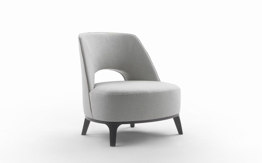 Кожаное или текстильное кресло FlexForm Ermione