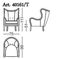 Дизайнерское кресло Angelo Cappellini Vanessa