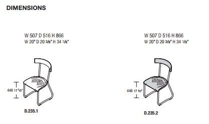 Дизайнерский стул Molteni&C D.235.2