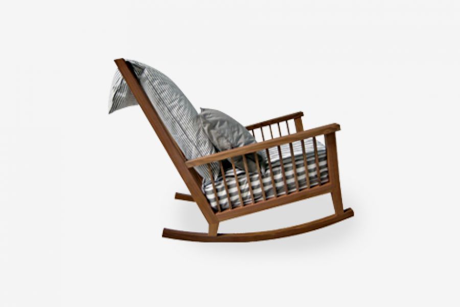Дизайнерское кресло-качалка Gervasoni InOut 709