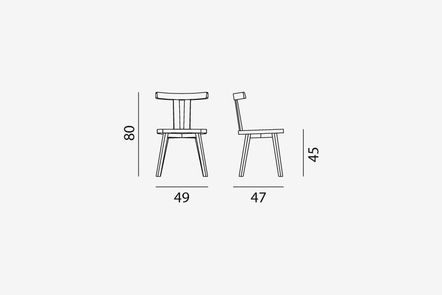 Дизайнерский стул Gervasoni InOut 723