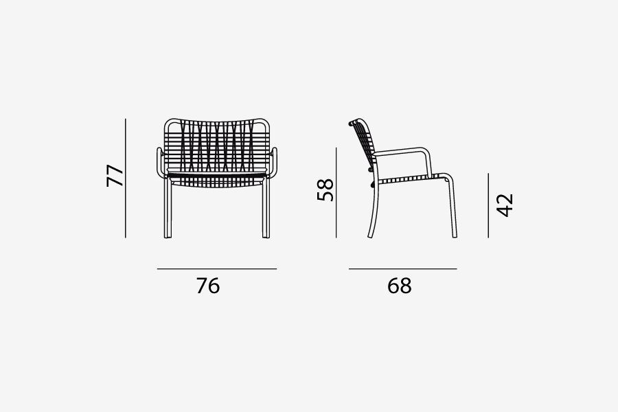 Дизайнерское кресло Gervasoni InOut 826 F