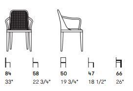 Дизайнерский стул Potocco Grace 834
