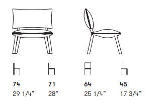 Дизайнерское кресло Potocco Pillow 036/L