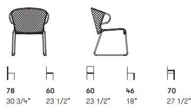 Дизайнерский стул Potocco Vela 698/P