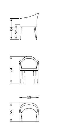 Дизайнерское кресло Reflex & Angelo Peggy