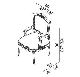 Дизайнерское кресло Galimberti Nino Charlotte