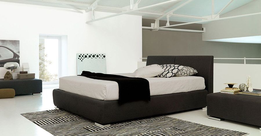 Кровать с высоким подъемом Bolzan Tallis