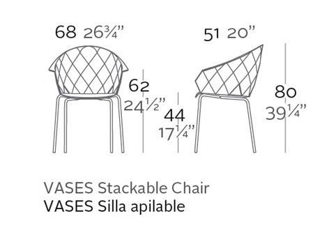 Дизайнерский стул Vondom Vases 47070