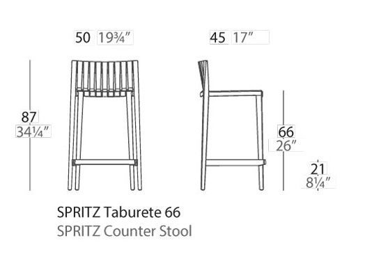 Современный стул Vondom Spritz 56020