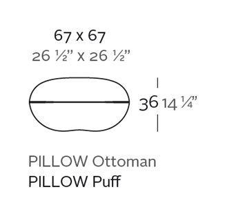 Современный пуф Vondom Pillow 55003