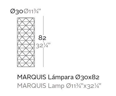 Современный светильник Vondom Marquis 47090W
