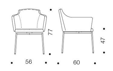 Дизайнерское кресло Ozzio S297 Boogie