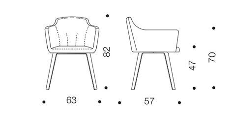 Дизайнерское кресло Ozzio S452 Eliot