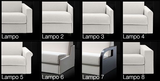  Современный диван Milano Bedding Lampo