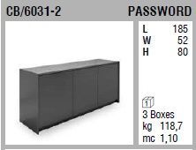 Современный буфет Connubia Password CB/6031-2