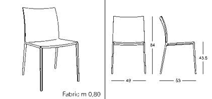Дизайнерский стул Zanotta Lia 2087