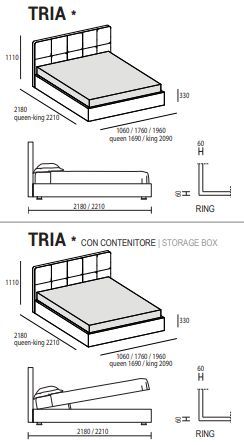 Роскошная кровать Dall'Agnese Tria