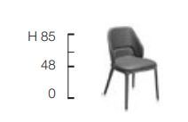 Современный стул Frag Doa FG FG 464.01