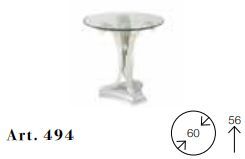 Стеклянный столик Chelini Ftty 494
