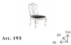 Обеденный стул Chelini Fiso 193
