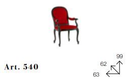 Шикарный стул Chelini Fipb 540