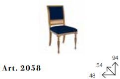 Стильный стул Chelini Fisb 2058