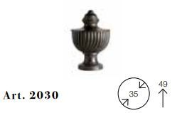 Стильная ваза Chelini 2030