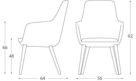Дизайнерское кресло Montbel Danielle 03631