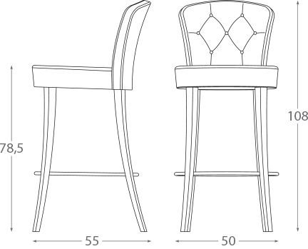 Дизайнерский стул Montbel Euforia 00181K
