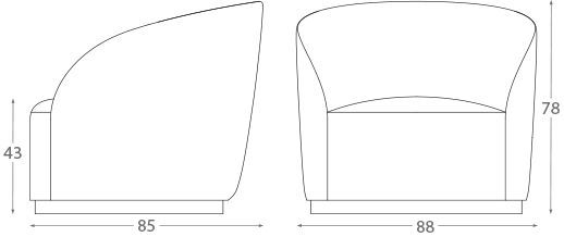Дизайнерское кресло Montbel Euforia System 00165