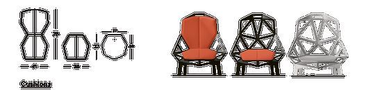 Современный стул на конусе Magis Chair_One