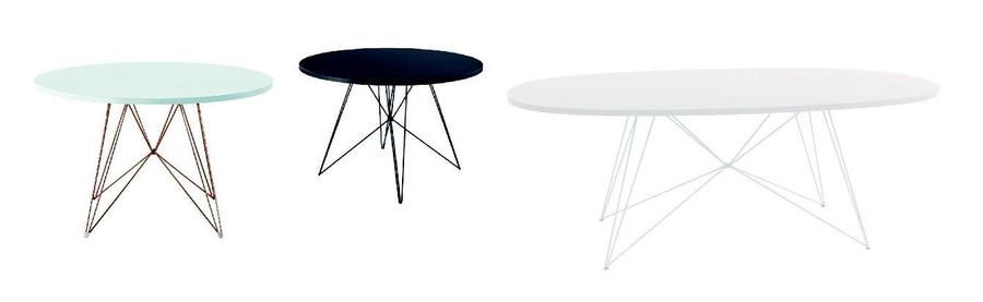 Дизайнерский стол на каркасе в форме бабочки Magis XZ3