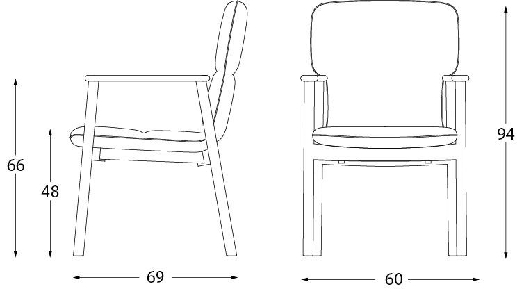 Удобный стул Montbel Twiggy 04121L