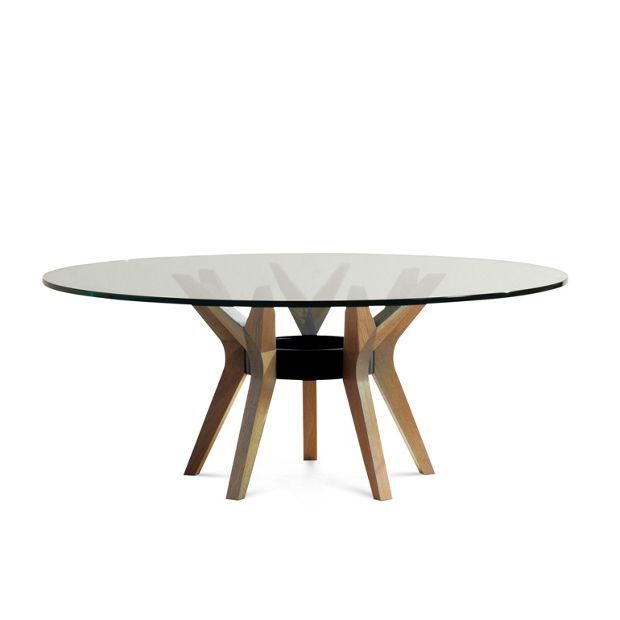 Стеклянный столик в эко-стиле Roche Bobois Aster