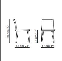 Дизайнерский стул Bonaldo Lias